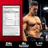 MuscleTech Nitro Tech 100% Whey Gold Strawberry 2lbs
