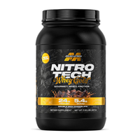 MuscleTech Nitro Tech 100% Whey Gold Double Rich Chocolate 2lbs