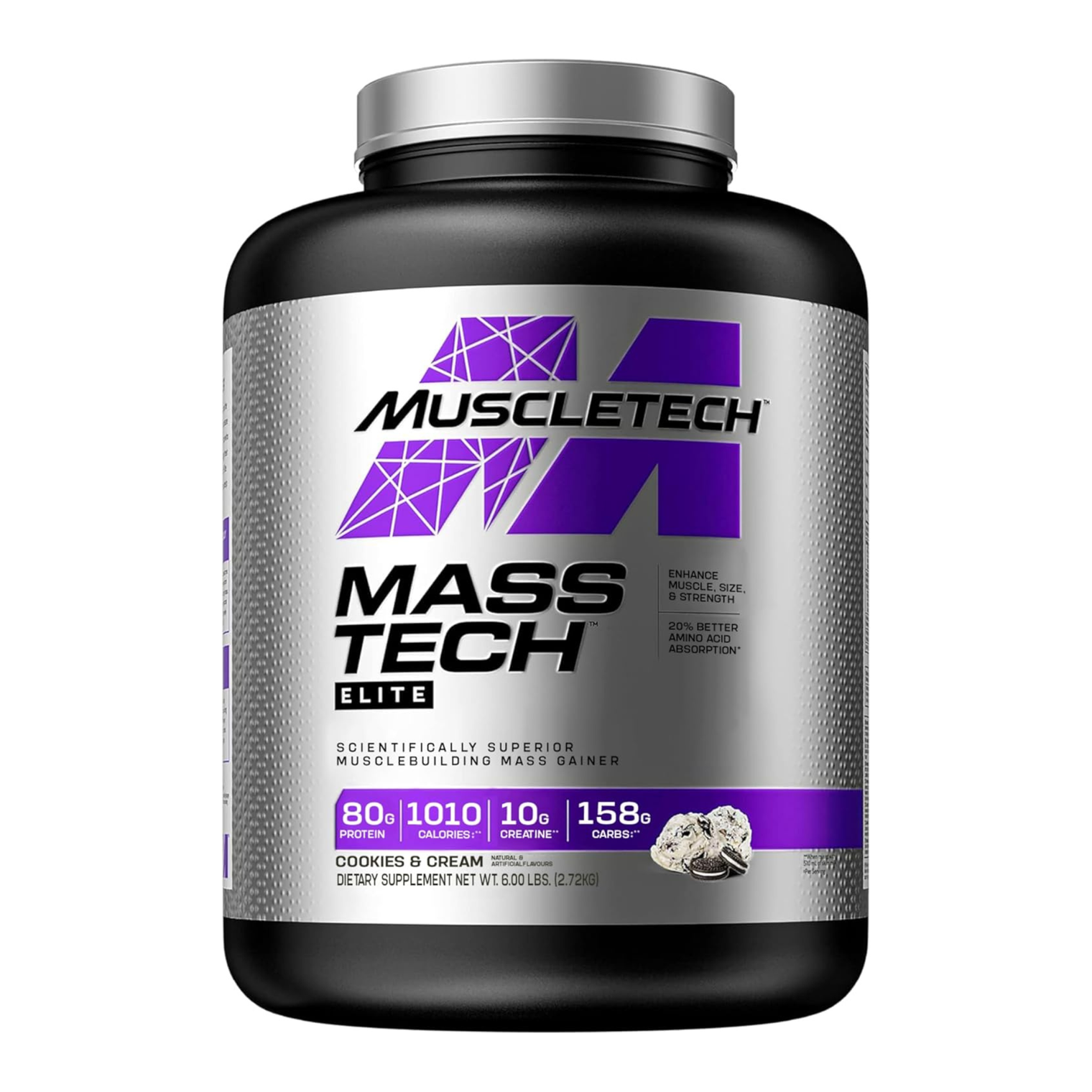 MuscleTech Mass Tech Elite Cookies and Cream 6lbs US (RB)