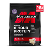 MuscleTech Platinum 8 hour Protein Vanilla Cake 4.6lbs