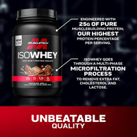MuscleTech Iso Whey Chocolate 2lbs