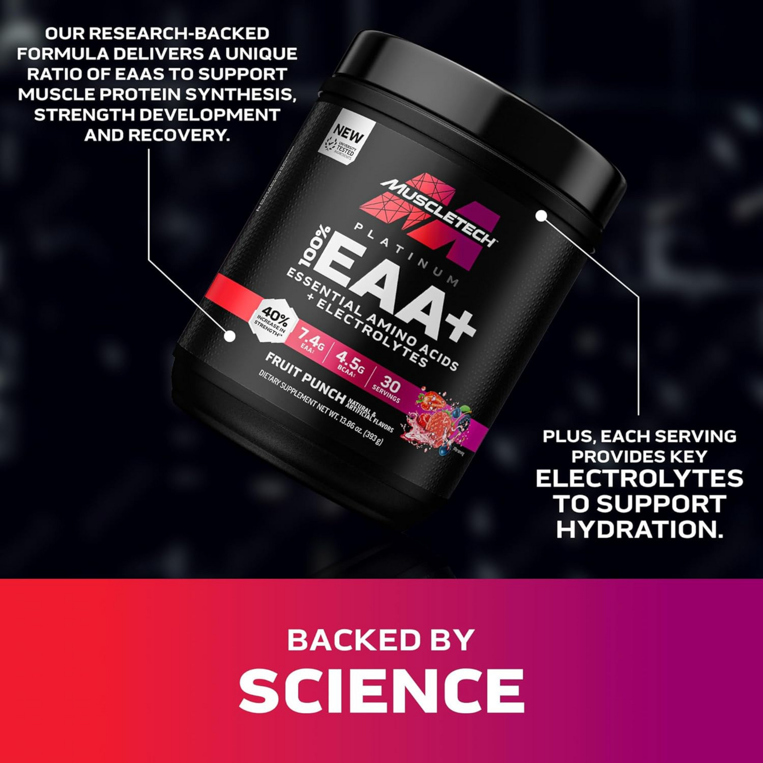 MuscleTech Platinum EAA 30 servings Fruit Punch