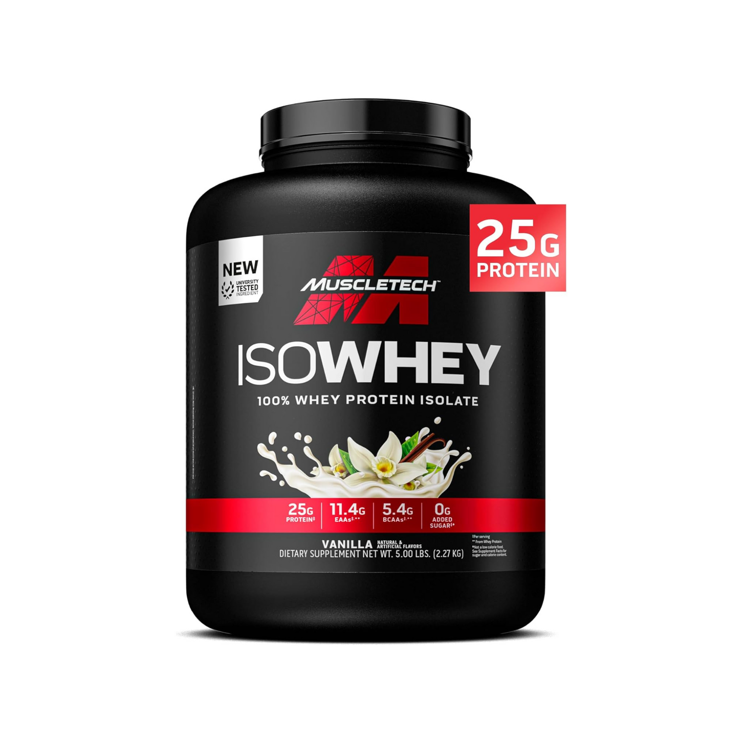 MuscleTech Iso Whey Vanilla 5lbs US
