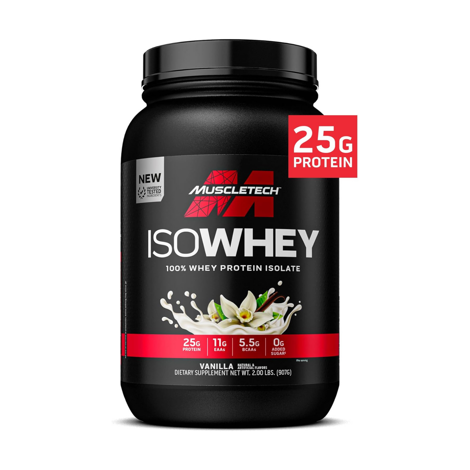 MuscleTech Iso Whey Vanilla 2lbs US