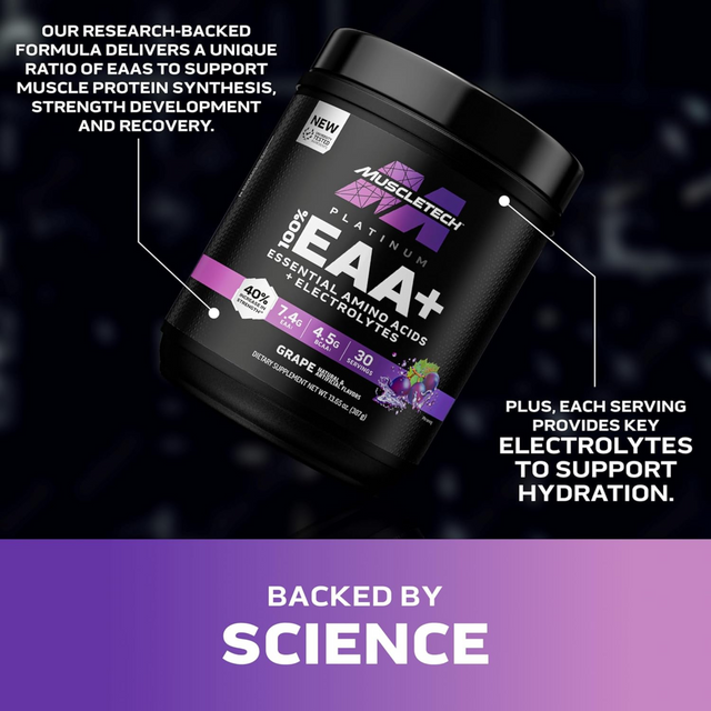 MuscleTech Platinum EAA 30 servings Grape US