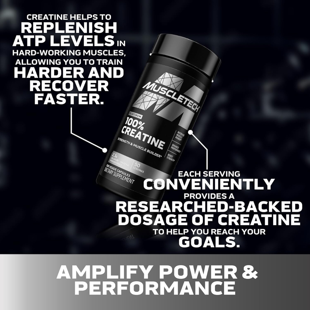 MuscleTech Platinum 100% Creatine - 100ct