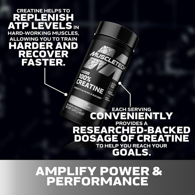 MuscleTech Platinum 100% Creatine - 100ct