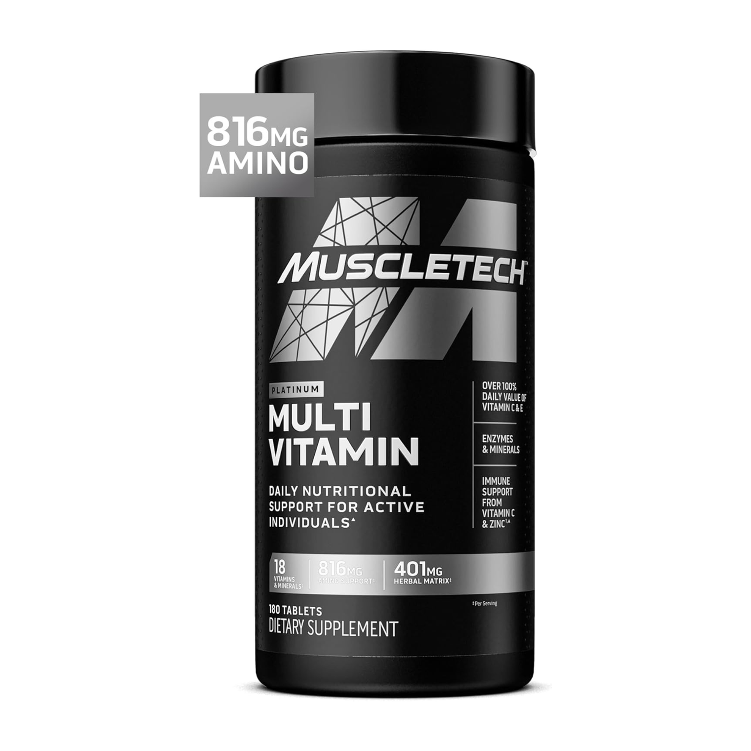 McleTech Platinum Multivitamin 180 ct