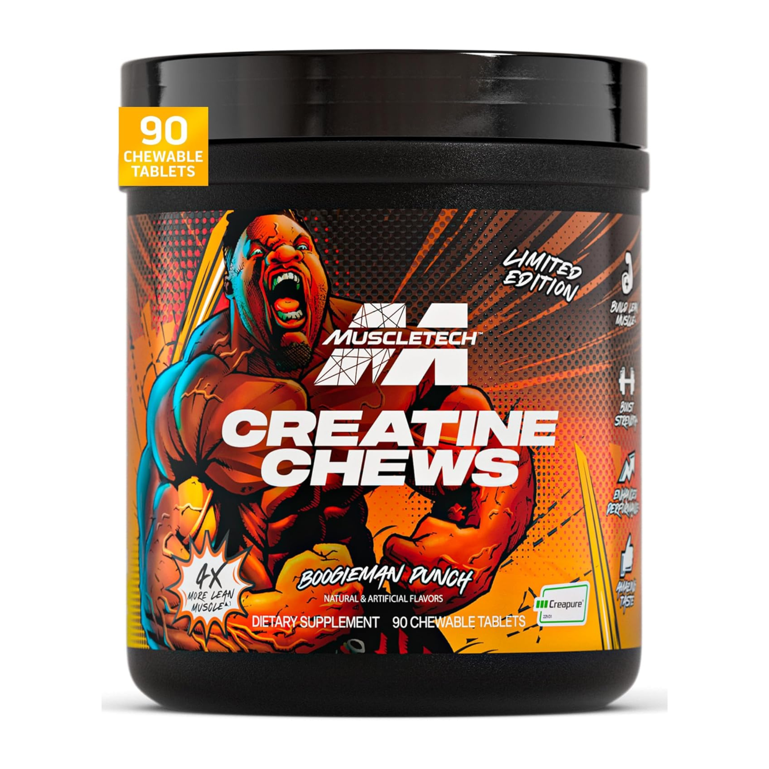 McleTech Creatine Chews Boogieman Punch 90ct