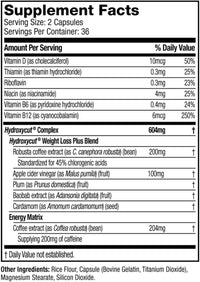 MuscleTech Hydroxycut Original 72ct