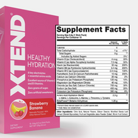 Xtend Hydration Strawberry Banana Powder 15 Servings