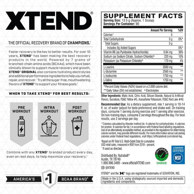 Xtend Mango Madness Powder 90 Servings