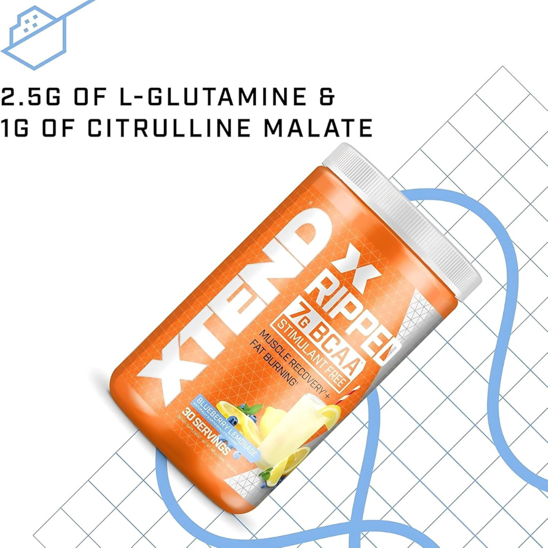 Xtend Ripped Blueberry Lemonade Powder 30 Servings