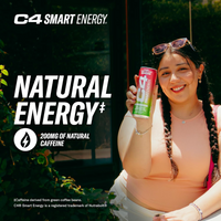 C4 Carbonated Drink Black Cherry - Pack of 12 (355 ml)