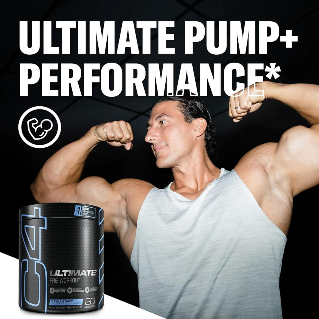 C4 Ultimate 12 Servings Icy Blue Razz