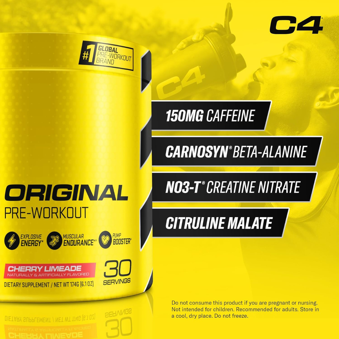 C4 Original Cherry Limeade Powder 30 Servings
