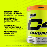 C4 Original Orange Burst Powder 50 Servings