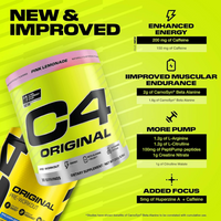 C4 Original Pink Lemonade Powder 30 Servings