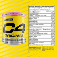 C4 Original Pink Lemonade Powder 50 Servings