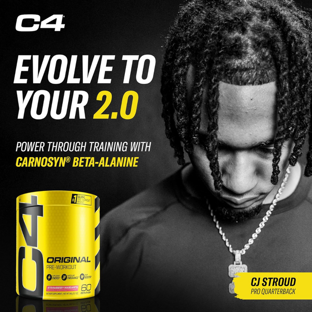 C4 Original Strawberry Margarita Powder 60 Servings