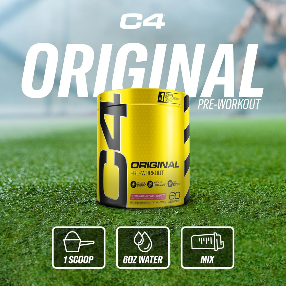 C4 Original Strawberry Margarita Powder 60 Servings