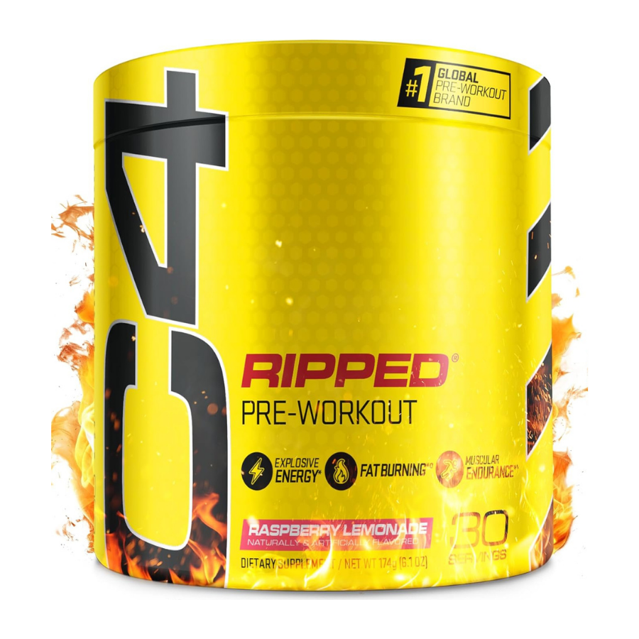 C4 Ripped Raspberry Lemonade Powder 30 Servings