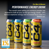 C4 Carbonated Drink Cosmic Rainbow - Pack of 12 (473 ml)