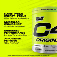 C4 Original Green Apple Powder 50 Servings