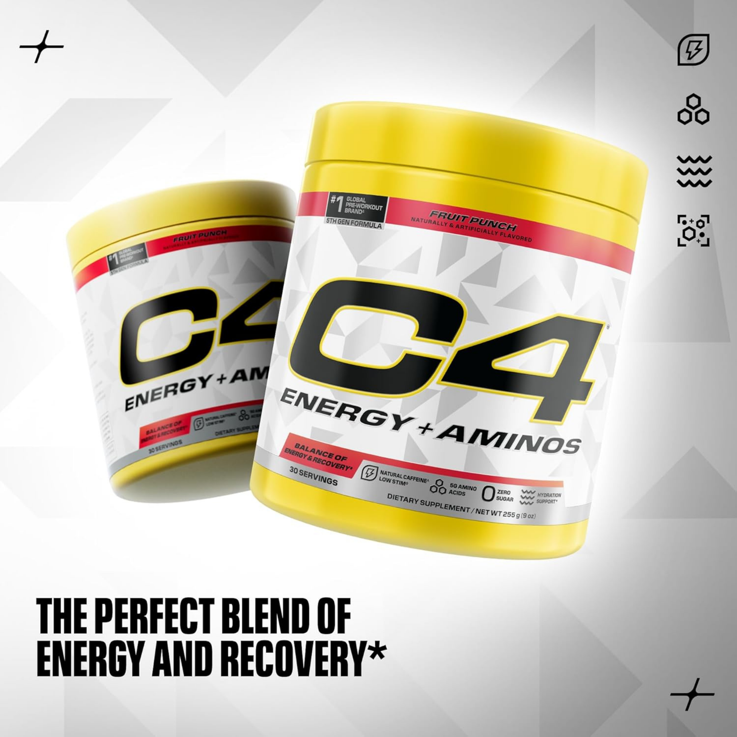 C4 Energy + Aminos Fruit Punch 30 Servings