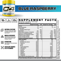 C4 Energy + Aminos Icy Blue Razz 30 Servings