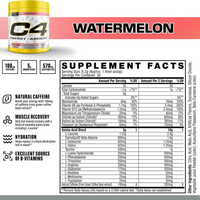 C4 Energy + Aminos Watermelon 30 Servings