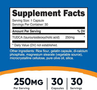 Nutricost Tudca Capsules (250 MG) (30 Capsules)