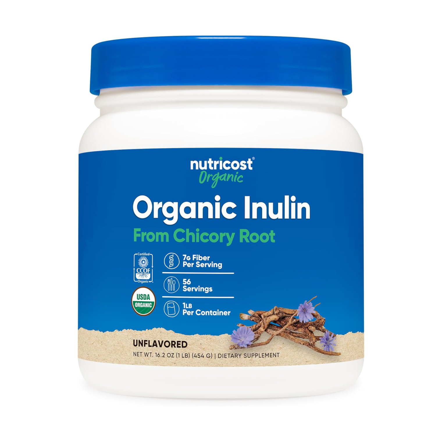 Nutricost Inulin Powder (Organic) (1 LB)