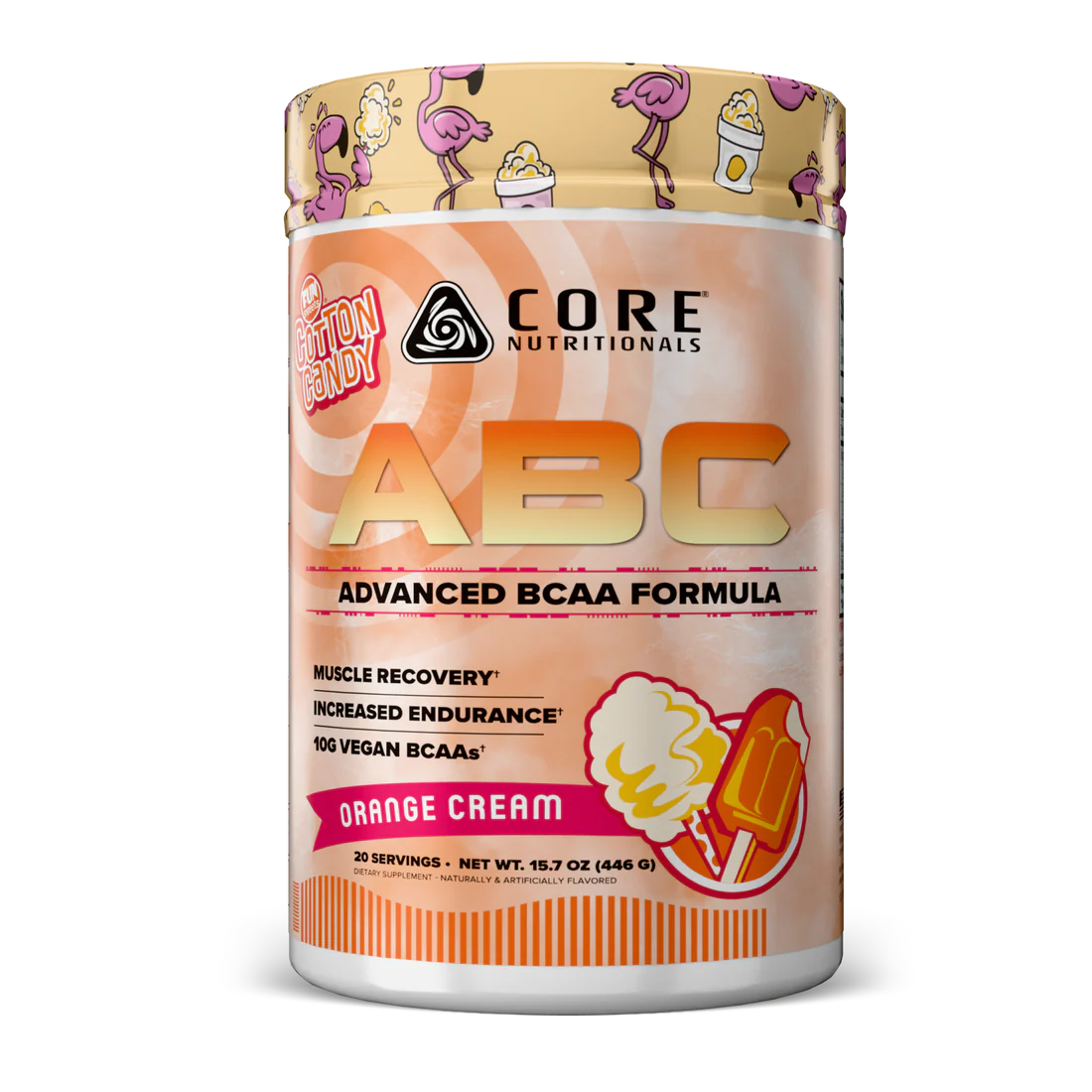 Core Nutritionals AMINOS & HYDRATION ABC Fun Sweets Orange Cream