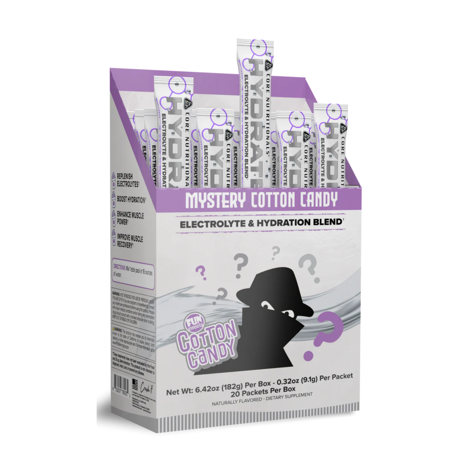 Core Nutritionals AMINOS & HYDRATION Hydrate Fun Sweets Mystery Flavor