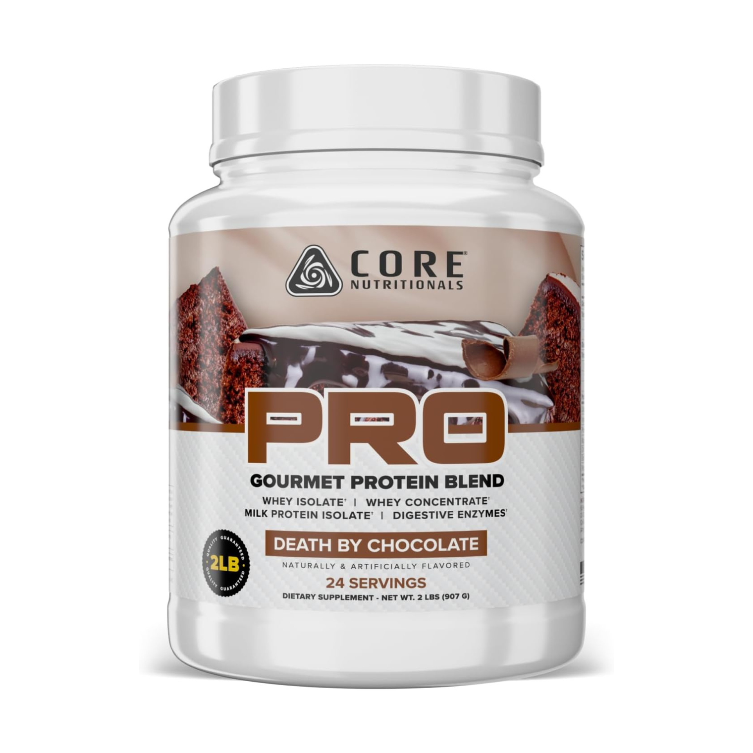 Core Nutritionals PROTIEN PRO 2lb (Whey Blend) Death By Chocolate