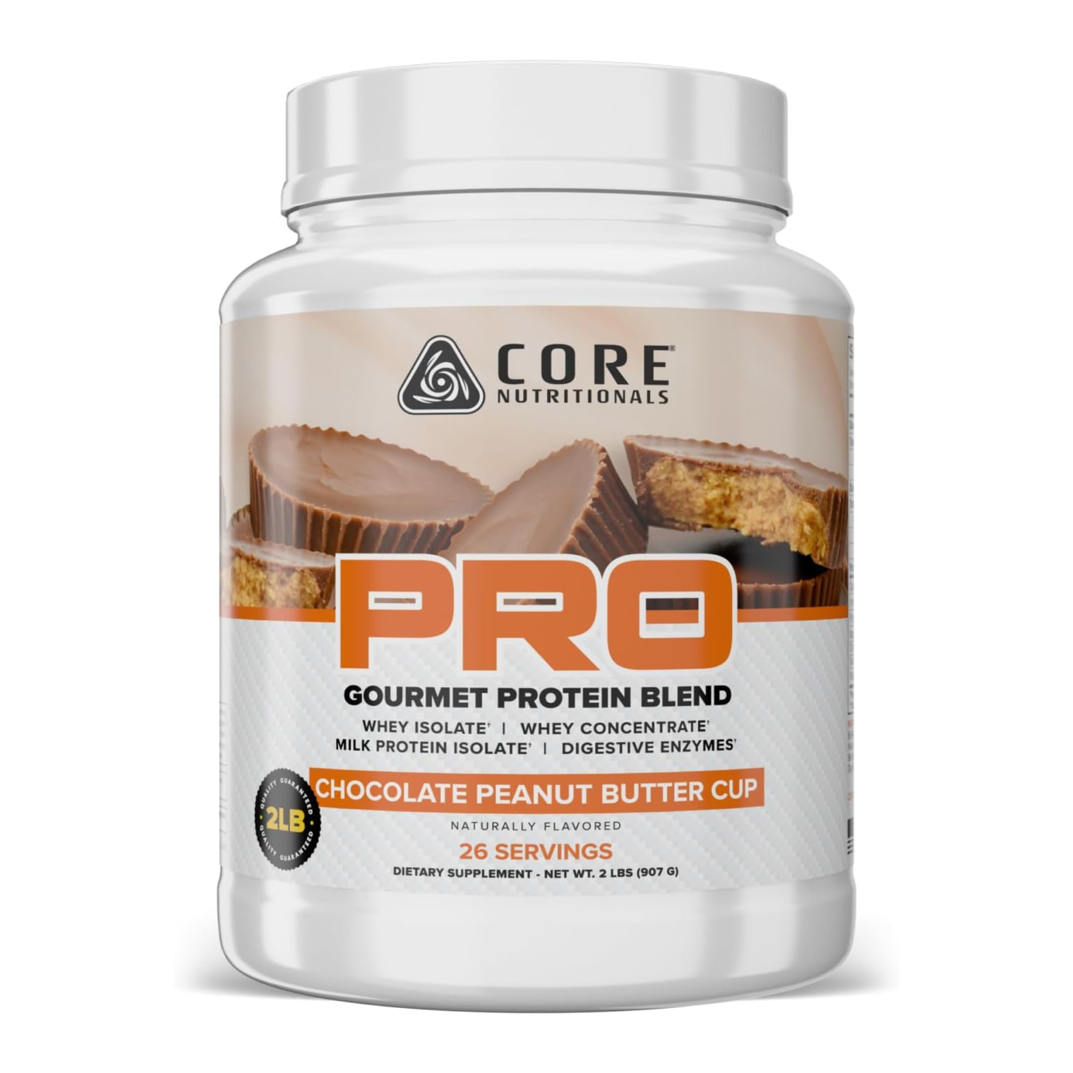 Core Nutritionals PROTIEN PRO 2lb (Whey Blend) Chocolate Peanut Butter