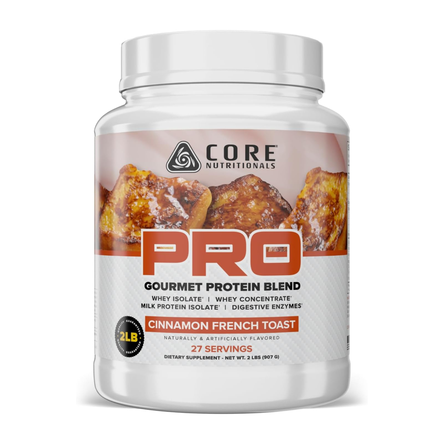 Core Nutritionals PROTIEN PRO 2lb (Whey Blend) Cinnamon French Toast