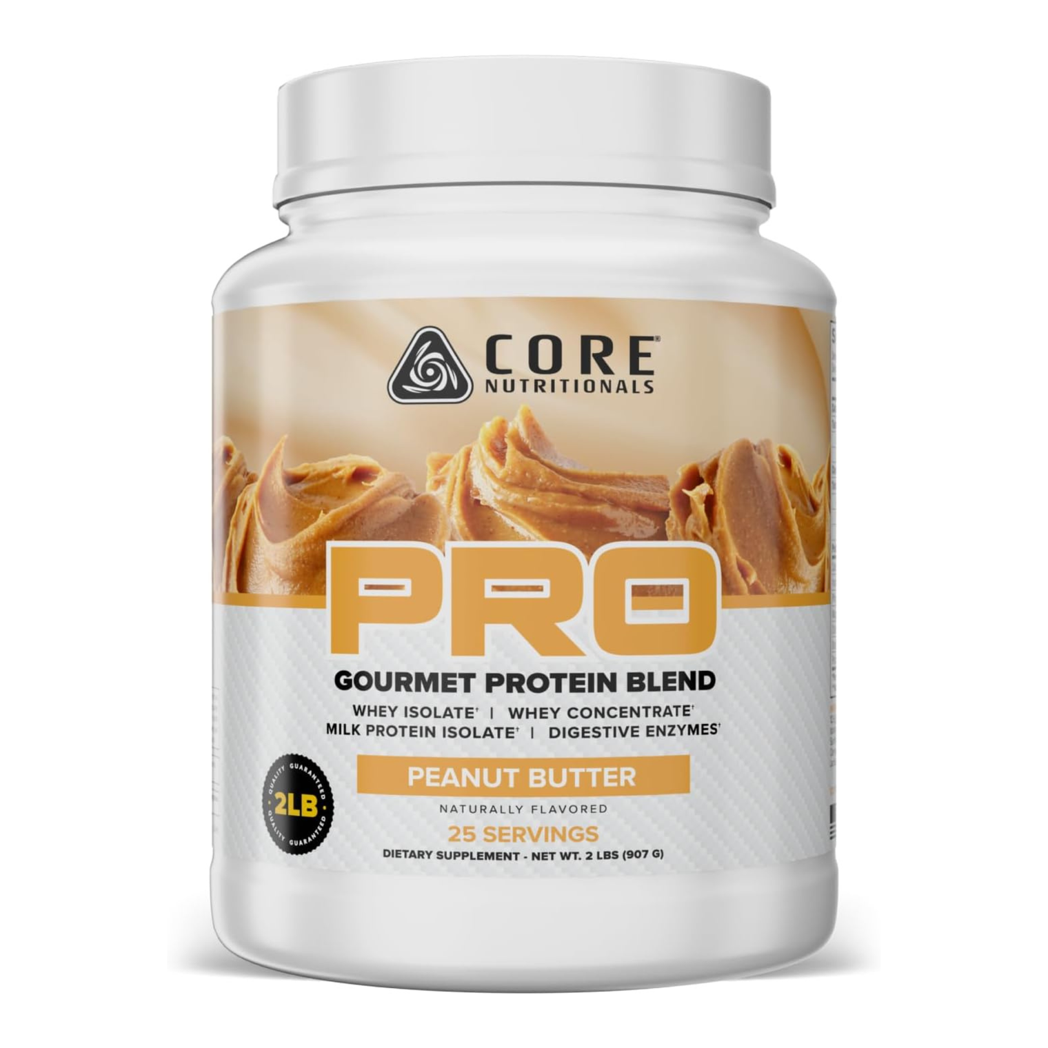 Core Nutritionals PROTIEN PRO 2lb (Whey Blend) Peanut Butter