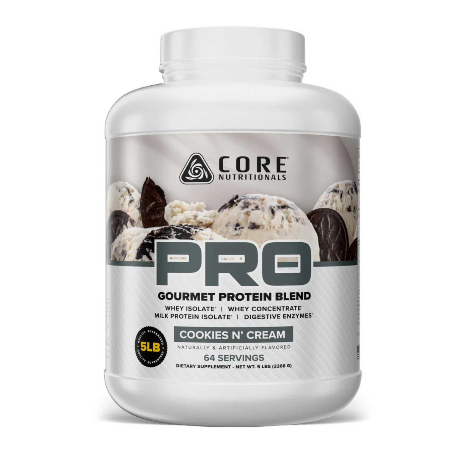 Core Nutritionals PROTIEN PRO 5lb (Whey Blend) Cookies N' Cream