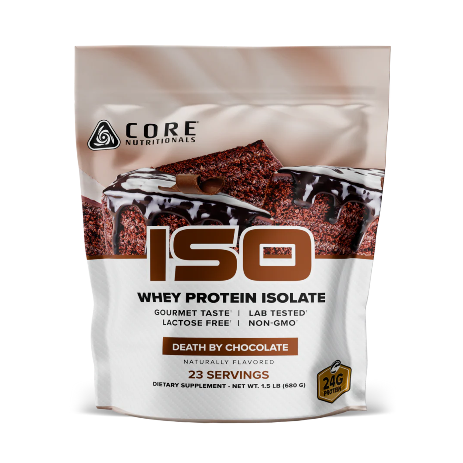 Core Nutritionals PROTIEN ISO 1.5lb (100% Isolate) Death By Chocolate