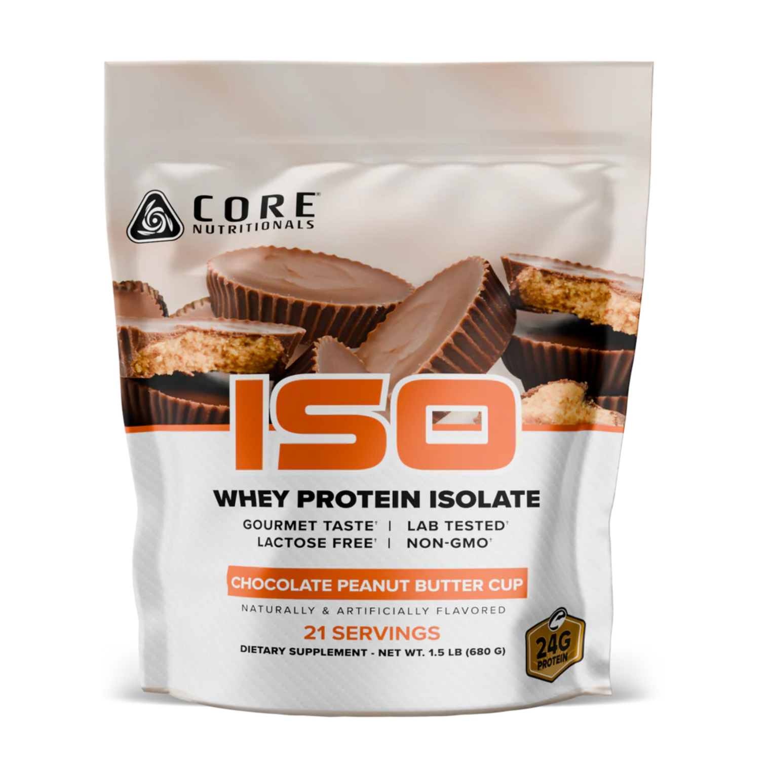 Core Nutritionals PROTIEN ISO 1.5lb (100% Isolate) Chocolate Peanut Butter