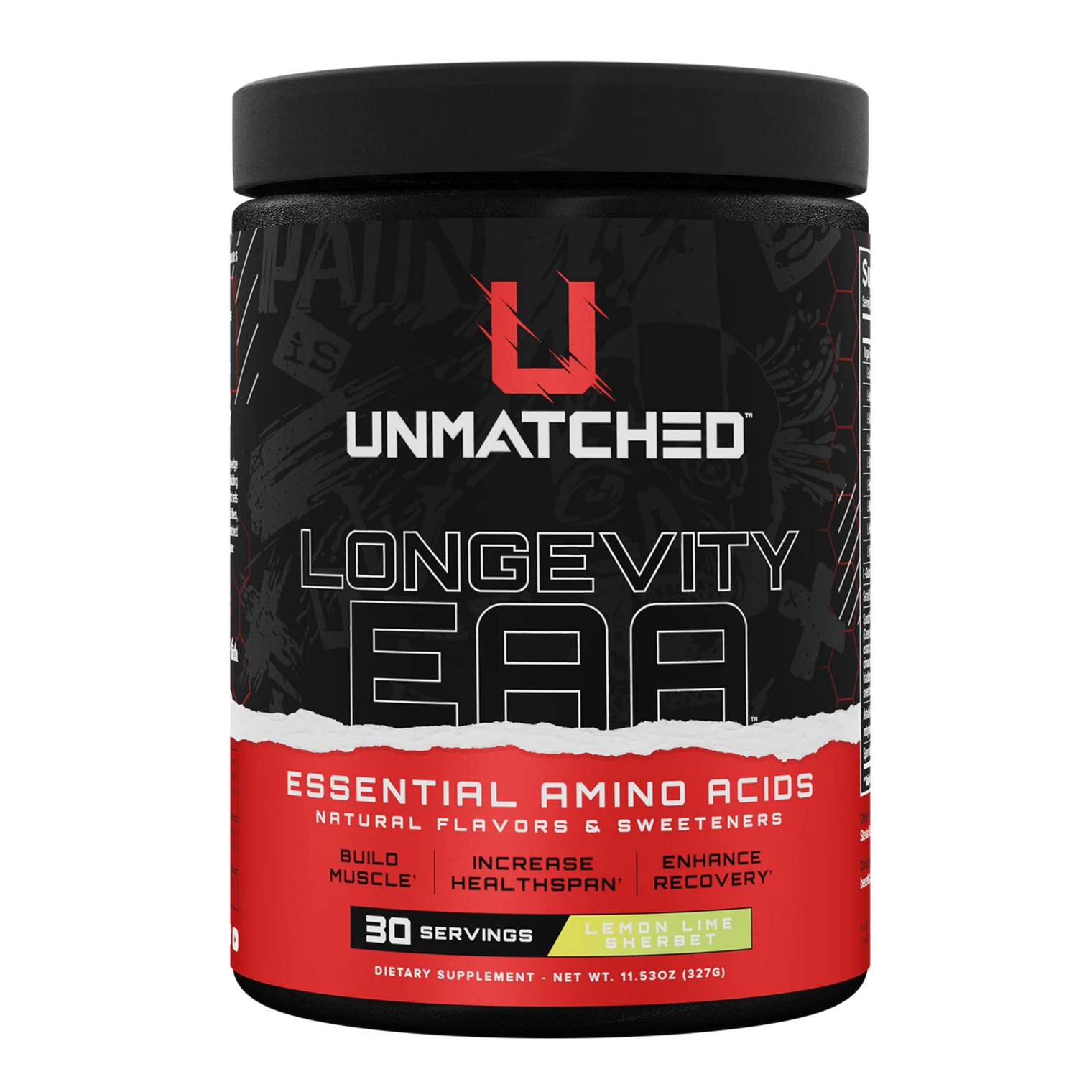 Unmatched LONGEVITY-EAA - Lemon Lime Sherbet (30 serving)