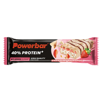 PowerBar PB 40% Protein +Crisp Strawberry White Chocolate Bar – 40g