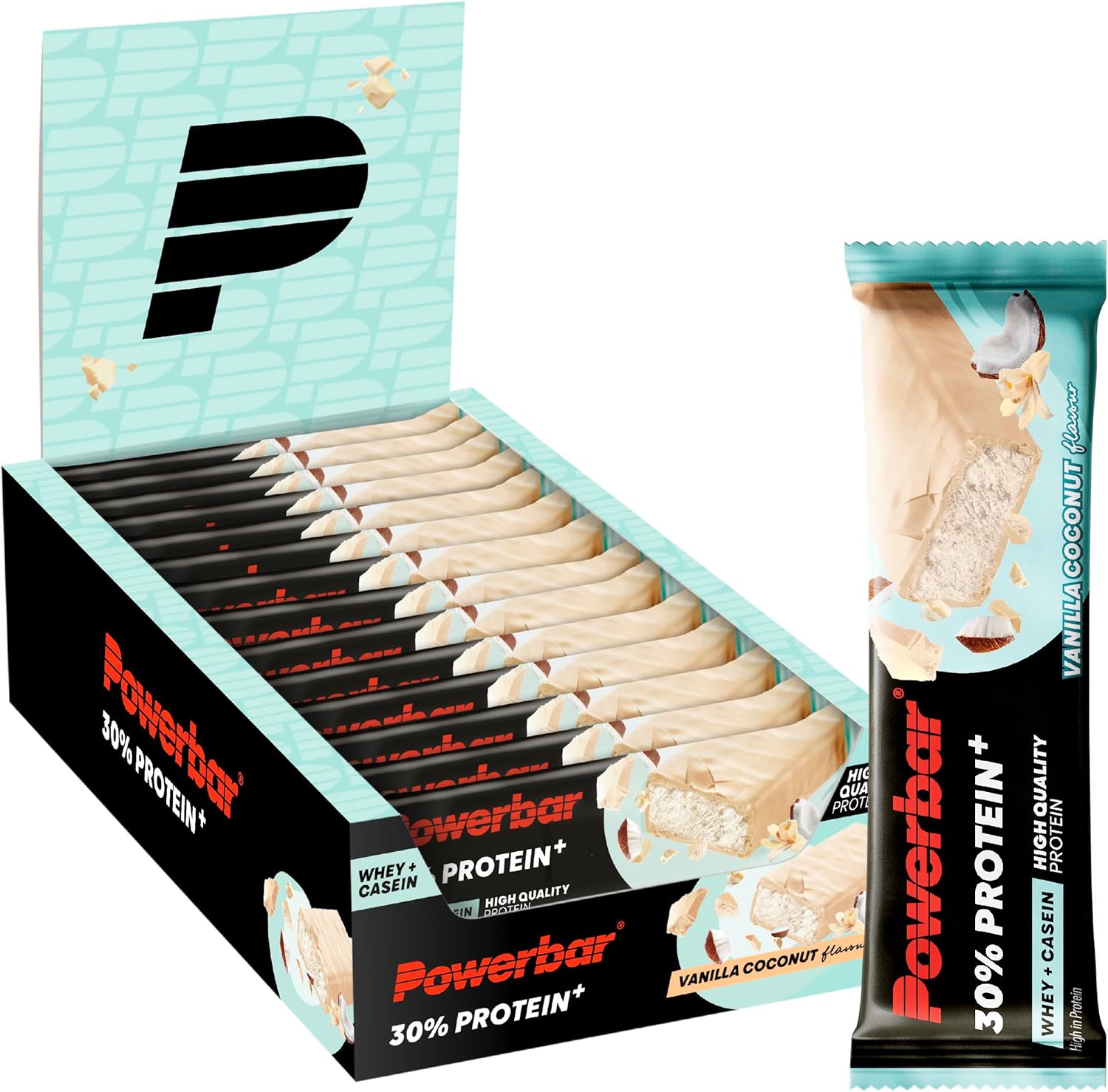 PowerBar ProteinPlus 30% Vanilla Coconut Protein Bar – 55g