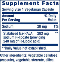 Life Extension-Super R-Lipoic Acid 240mg, 60 Vegetable Caps