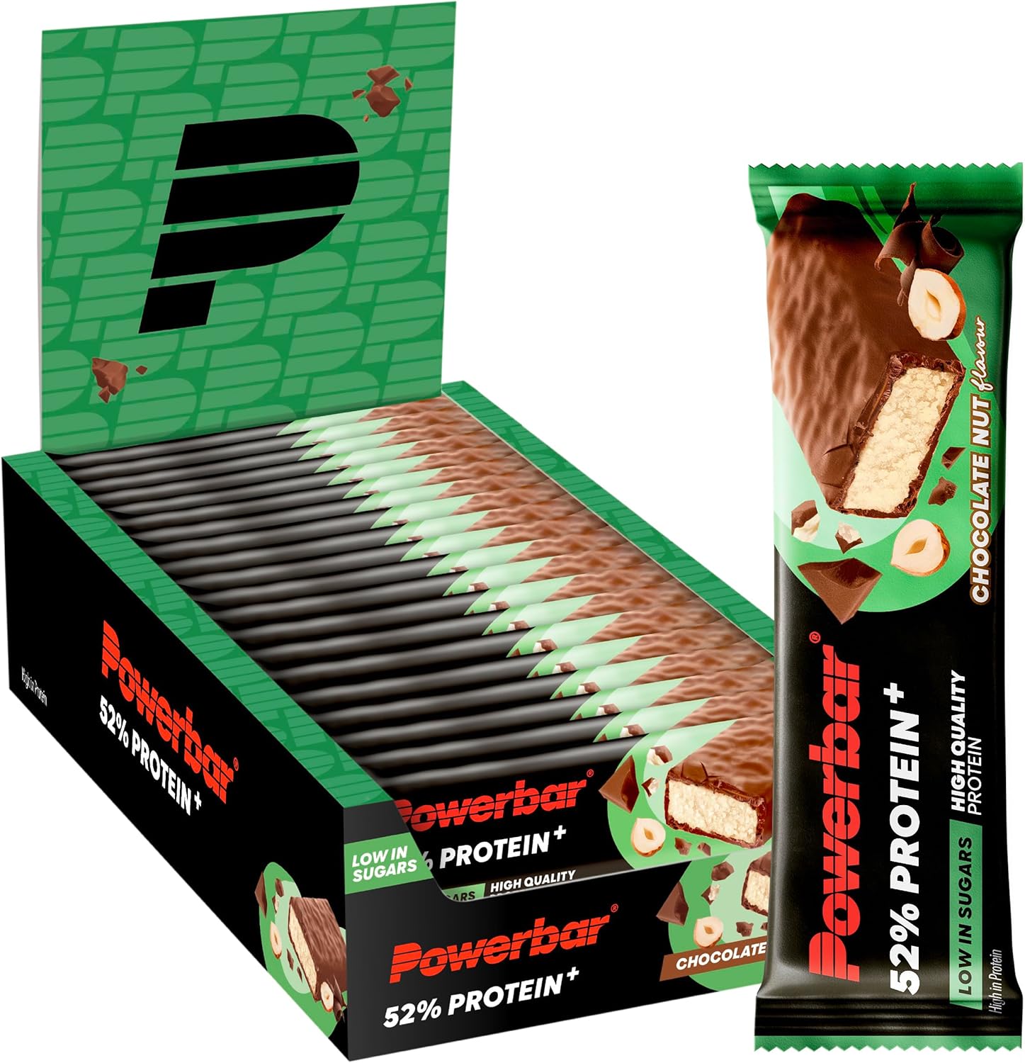 PowerBar ProteinPlus 52% Chocolate Nut Protein Bar –  50g
