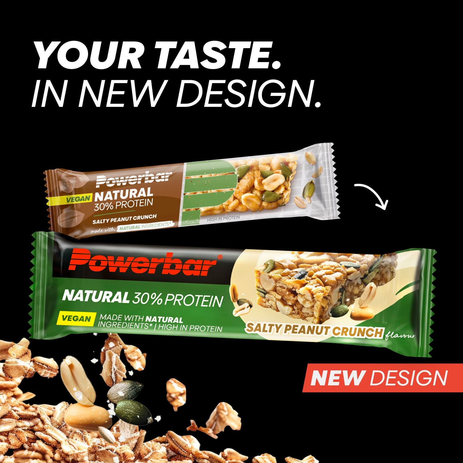 PowerBar Natural Protein Salty Peanut Crunch Bar – 40g