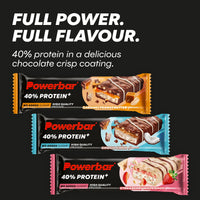 PowerBar PB 40% Protein +Crisp Strawberry White Chocolate Bar – 40g