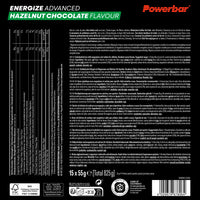 PowerBar Energize Advanced Hazelnut Chocolate Energy Bar – 55g